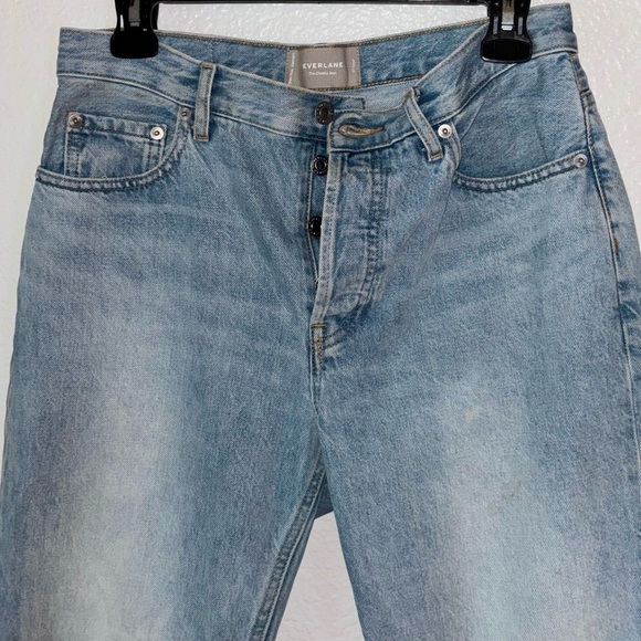 Everlane Women's Ankle & Cropped Jeans - Light Blue - Picture 3 of 5